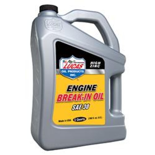 Lucas Oil 30w High Zinc Engine BreakIn Oil 5ltr